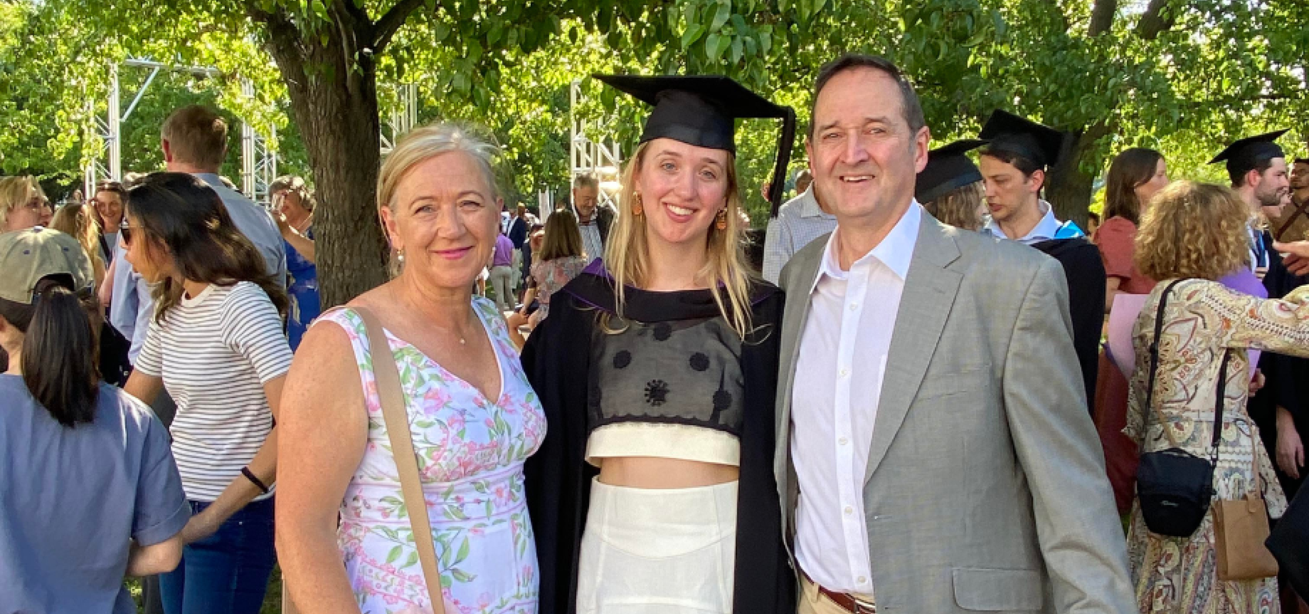 Emma Walling at her graduation ceremony