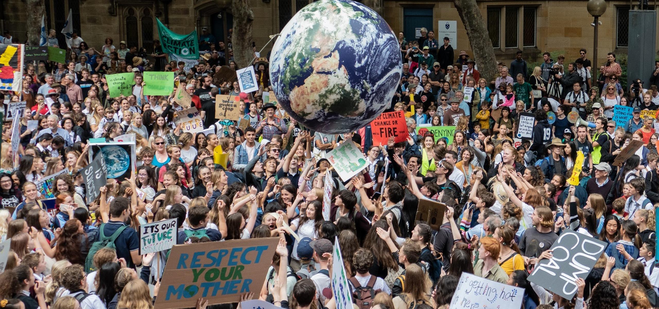 Climate protest