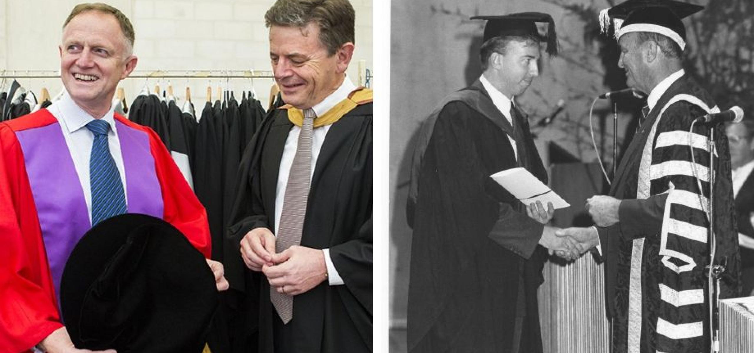 The Hon Justice Stephen Gageler AC (left) and the Hon Justice Robert Beech-Jones.