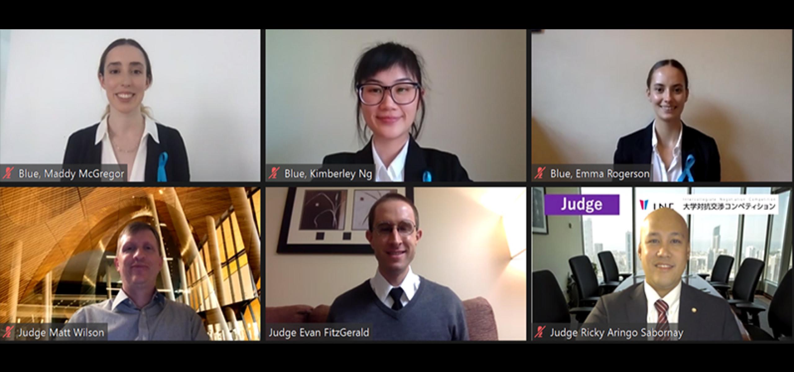 Intercollegiate Negotiation Competition Team Australia